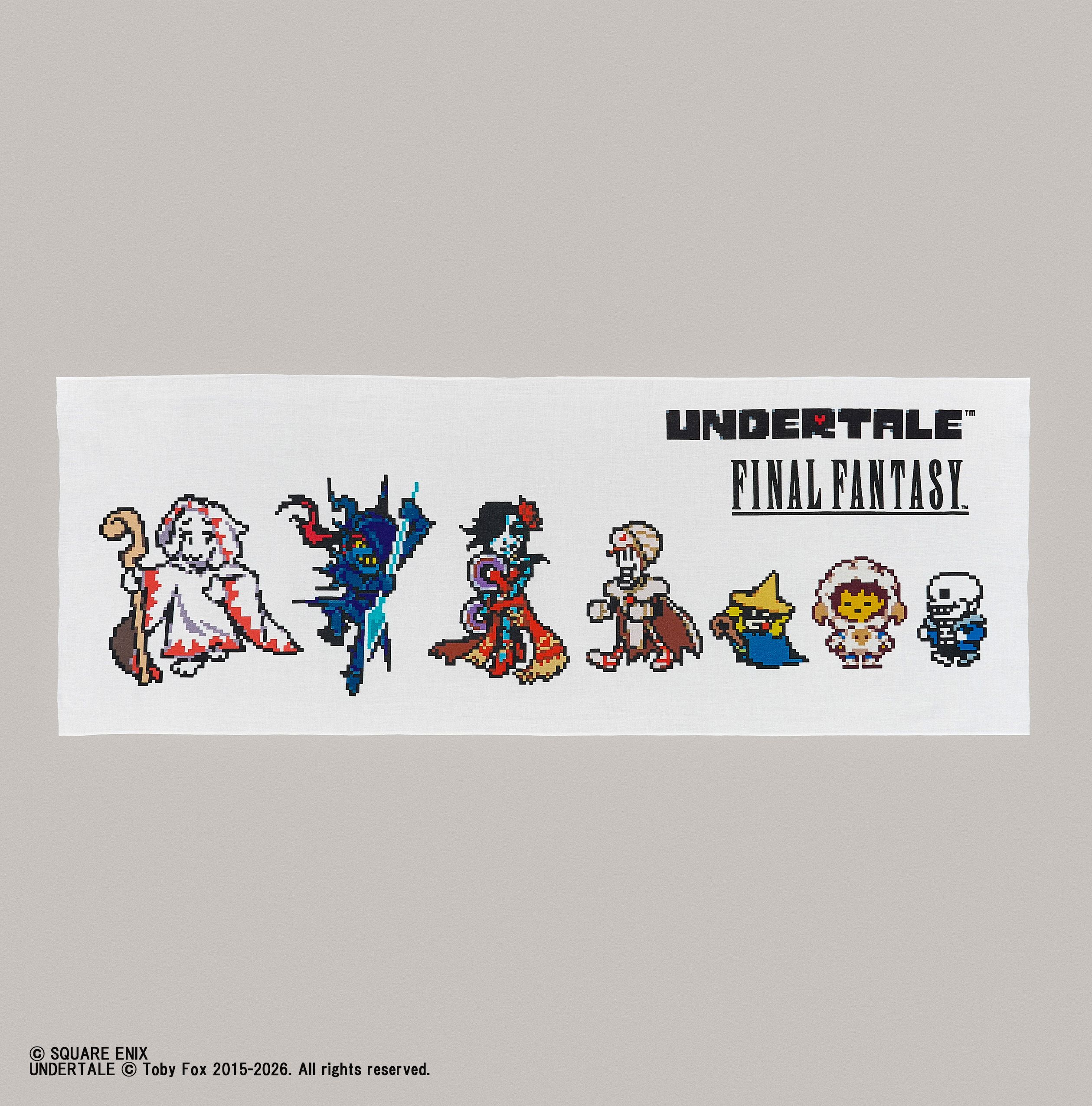 x « Final Fantasy » Tenugui – UNDERTALE – Square Enix