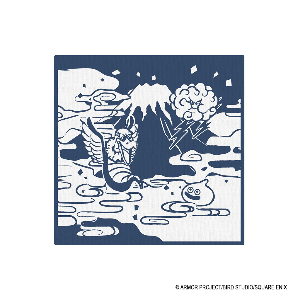 Smile Slime Japanese Series Gauze Handkerchief Sky 02 – Dragon Quest – Square Enix