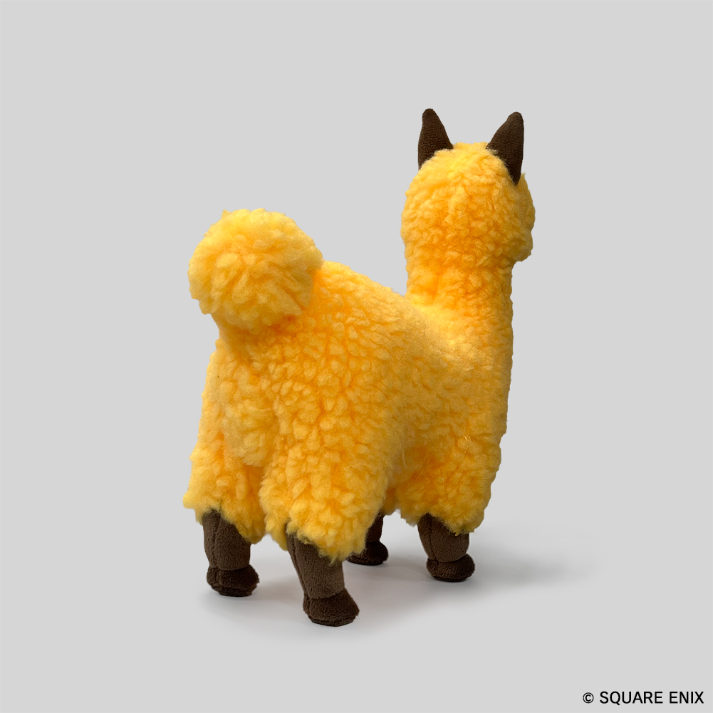 Alpaca Cria Plushie with Sparkly Sticker – Final Fantasy XIV – Square Enix