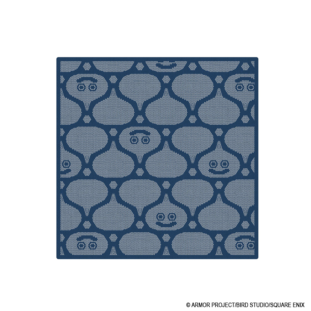 Smile Slime Japanese Series Gauze Handkerchief Blue – Dragon Quest – Square Enix