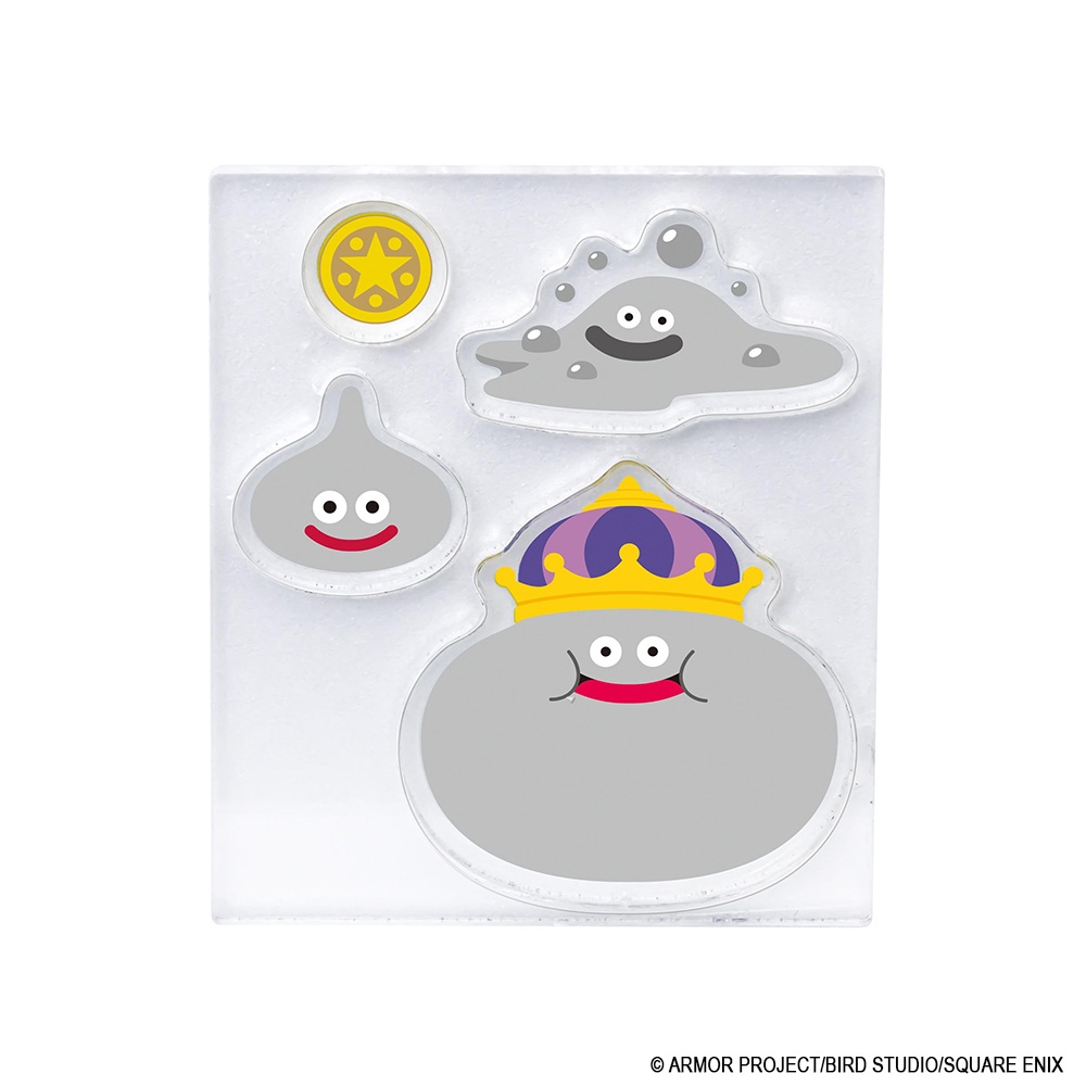 Dragon Quest Bungu Die-Cut Acrylic Sticker Metal Monsters – Dragon Quest – Square Enix