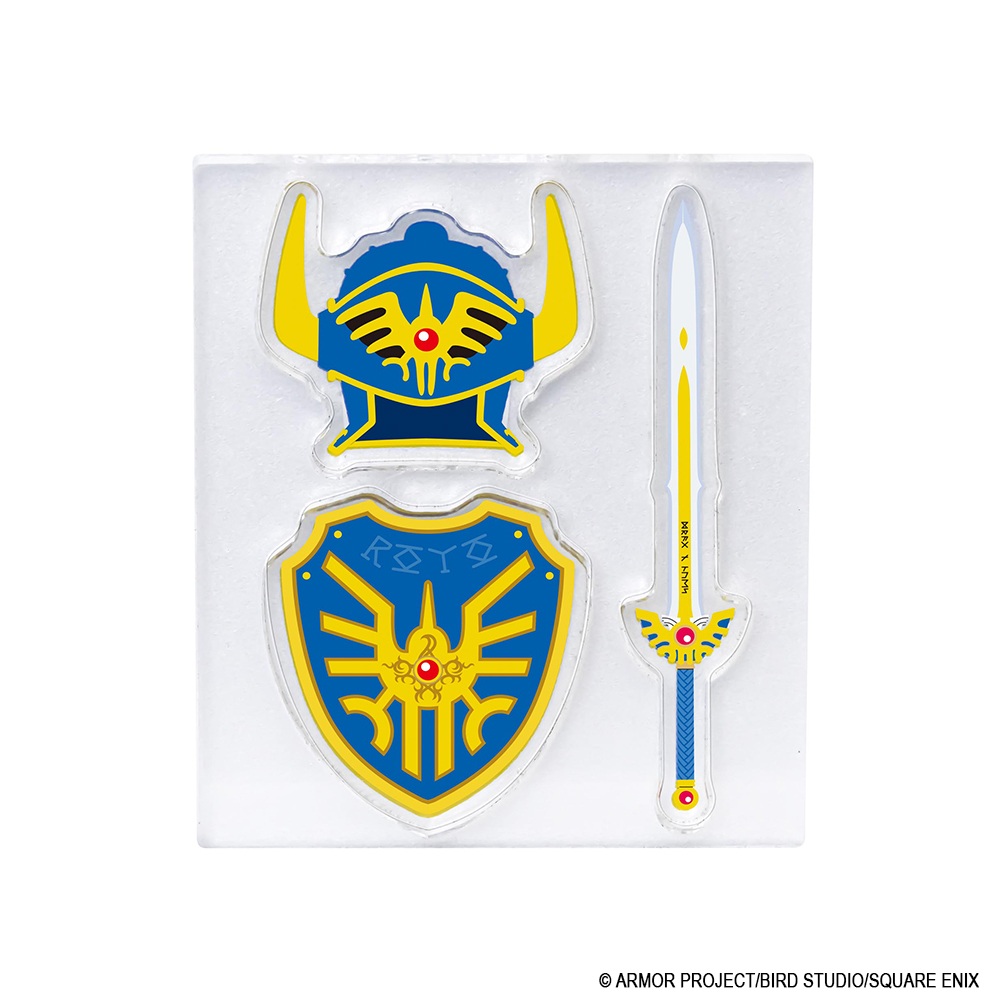 Dragon Quest Bungu Die-Cut Acrylic Sticker Equipment of Roto – Dragon Quest – Square Enix