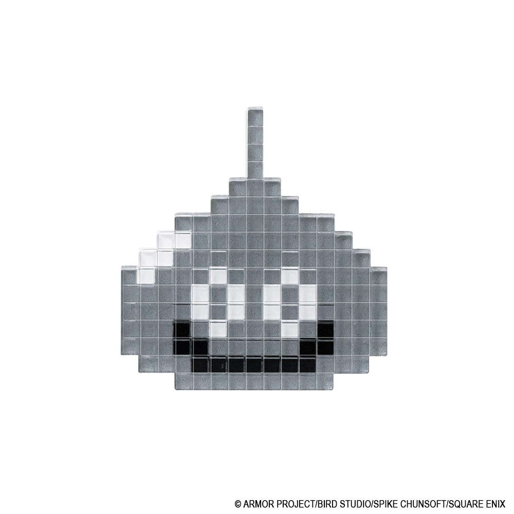 Dragon Quest Bungu Dot Acrylic Sticker Metal Slime – Dragon Quest – Square Enix