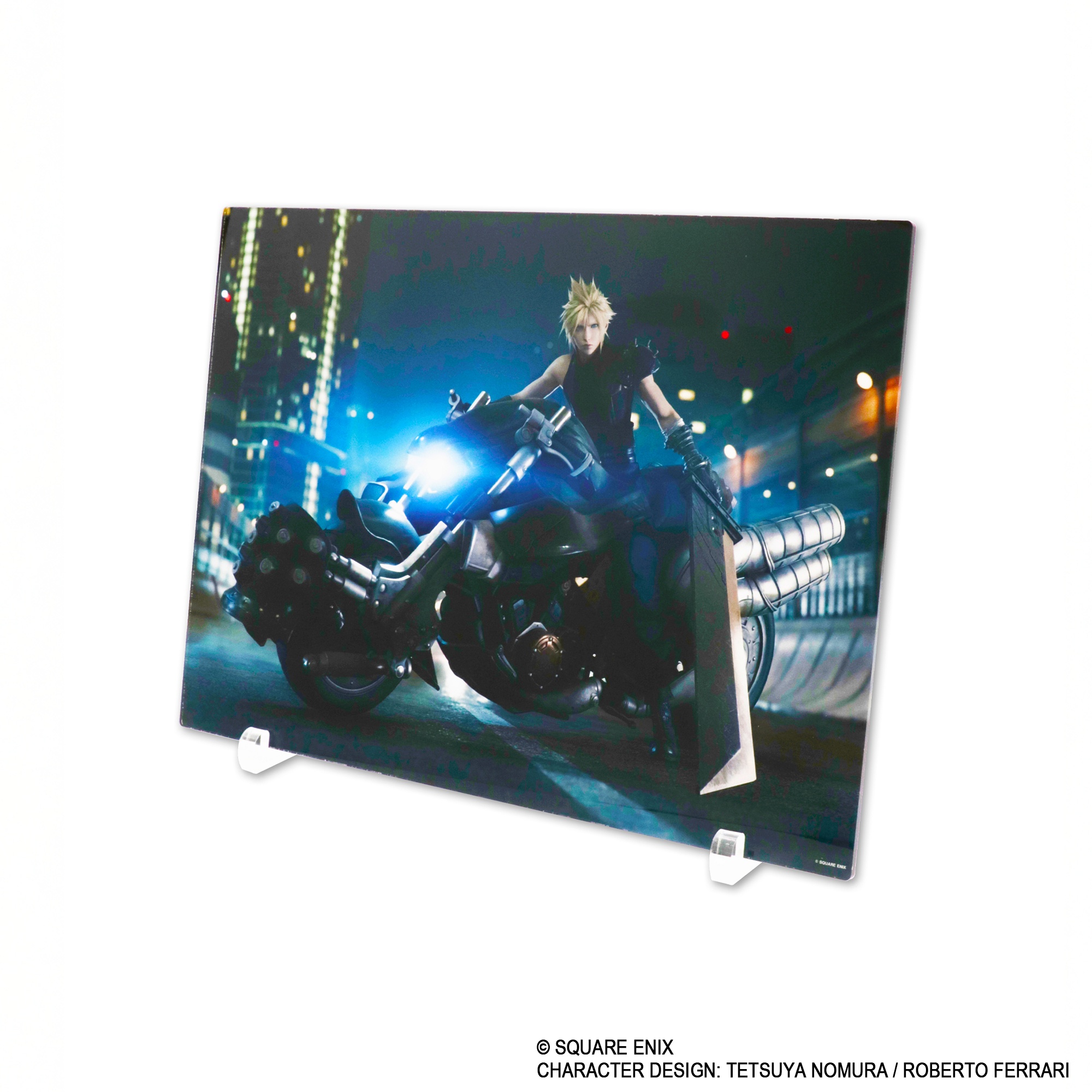 Acrylic Panel Cloud Strife & Hardy Daytona – Final Fantasy VII Remake – Square Enix