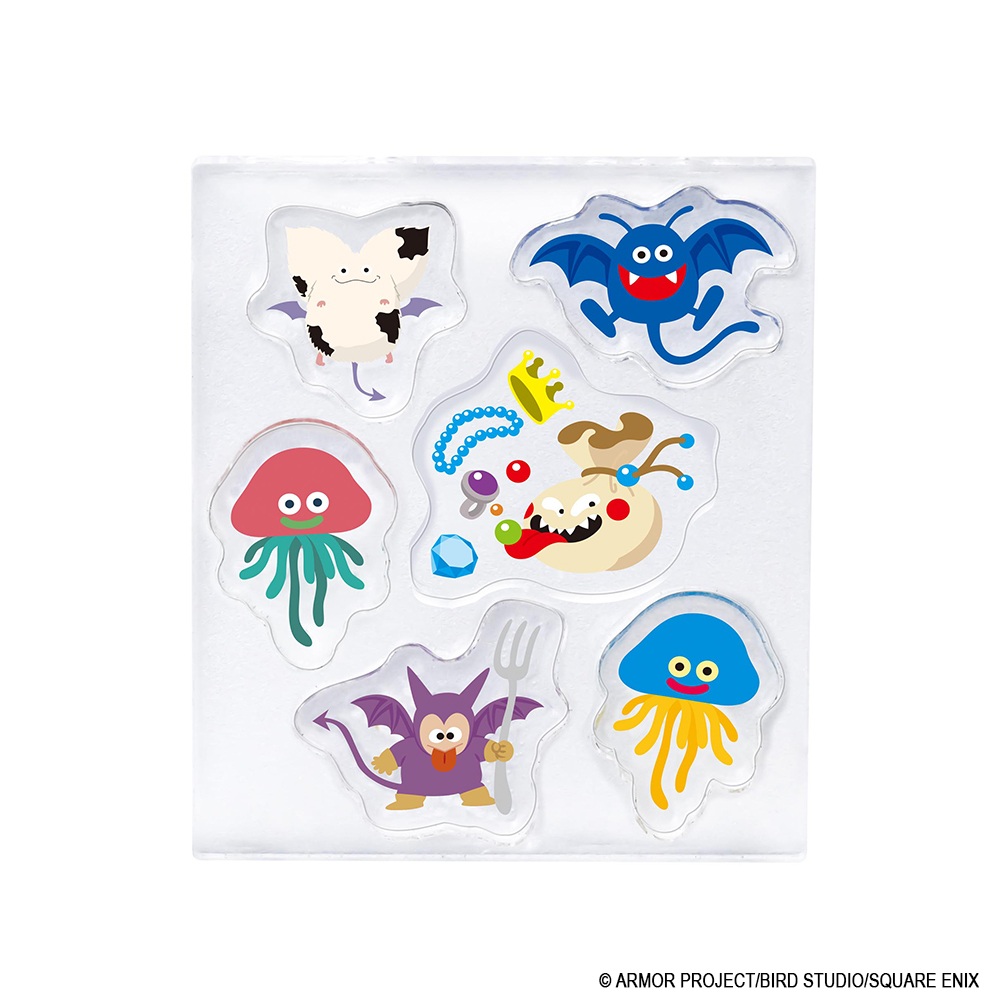 Dragon Quest Bungu Die-Cut Acrylic Sticker Monster Vol. 1 – Dragon Quest – Square Enix