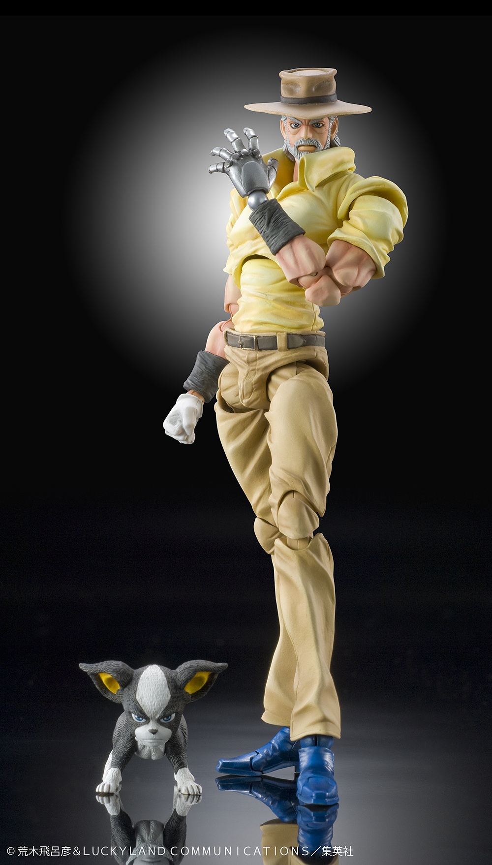 Super Action Statue « JoJo’s Bizarre Adventure -Part III- » Joseph Joestar & Iggy – Medicos Entertainment